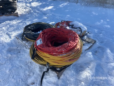 Quantity of (4) 20 in x 25 ft High Temp Duct