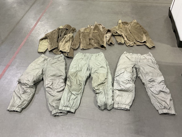 (68) Cold Weather Jackets & (65) Pairs of Extreme Cold Weather Trousers