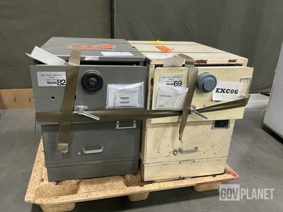 (2) Mosler Filing Cabinet Safes