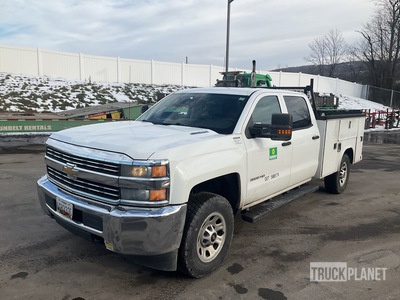 2016 Chevrolet Silverado 3500HD 4x4 Crew Cab Utility Truck