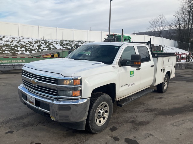 2016 Chevrolet Silverado 3500HD 4x4 Crew Cab Utility Truck