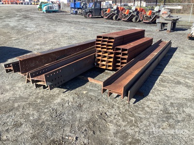Quantity of (41) Steel Beams and Tubing