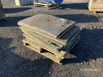 Quantity of (19) Interlocking Plastic Mats