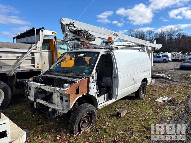 2012 Altec AT200AV 30 ft on 2012 Ford E-350 4x2 Van Mounted Aerial Lift (Inoperable)