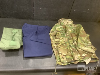 (42) Duffel Bags, (20) Wet Weather Jackets & Assorted Items