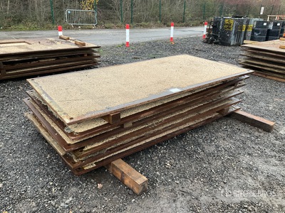 Quantity of (6) Steel Road Plates