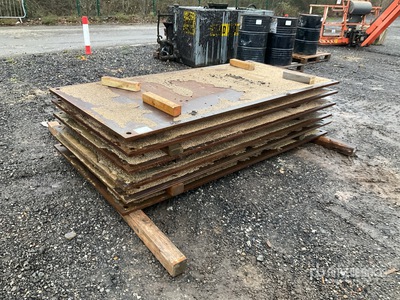 Quantity of (6) Steel Road Plates