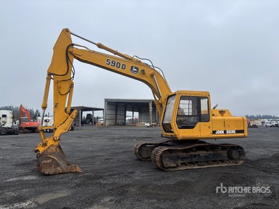 1995 John Deere 590D 油圧ショベル