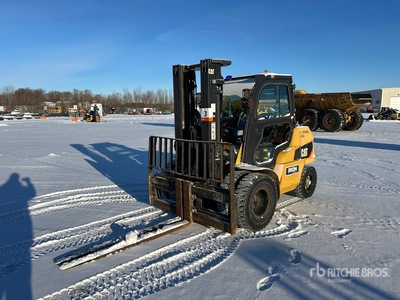 2010 Cat P9000 8400 lb Cushion Tire Forklift