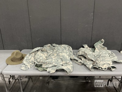 (1) Service Hat, (3) Cold Weather Parkas & Assorted Items