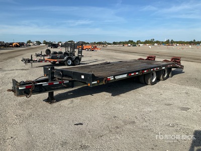 2016 Towmaster T-40LP 20 ft T/A Remolque Portamaquinaria