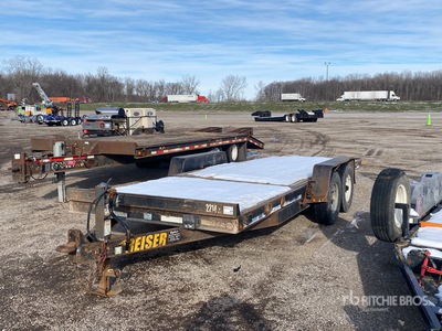 2017 Reiser 20 ft T/A Remorque à plateau basculant