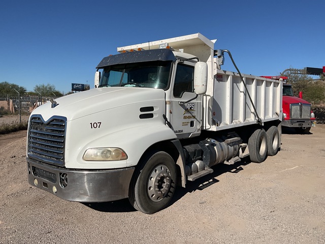 2012 Mack CXU613 6x4 T/A Dump Truck