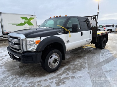 2012 Ford F-550 XLT 4x4 Crew Cab Camión Caja Abierta (Inoperable)