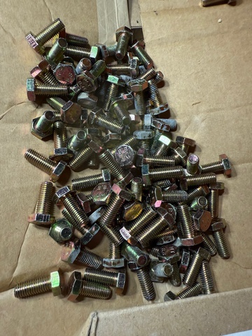 Lot of (350) HD Machine Bolt