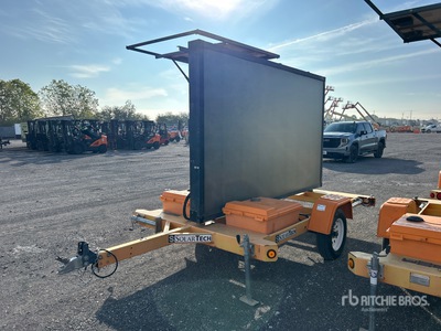 2015 Solar Tech Silent Messenger Solar لوحة اشارات