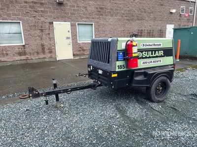2018 Sullair 185 185 cfm Mobile Air Compressor