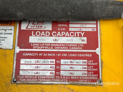 2016 Loadlifter 2414-8D 8000 lb 4x4 Carrello elevatore fuoristrada