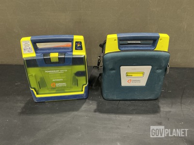 (2) Cardiac Science Power Heart AED G3 Pro Defibrillators