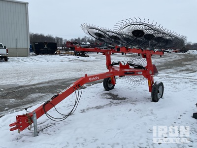2024 Kubota RA108CR Pull type 9 Wheel Hay Rake