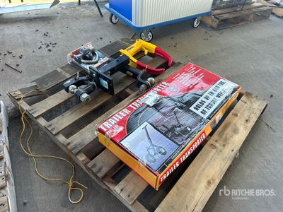 Quantity of (5) 2 Hitches, Hitch Lock, Tire lock, Trailer Transporter