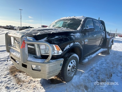 2012 Ram 3500 Laramie 4x4 Crew Cab Camión Caja Abierta (Inoperable)