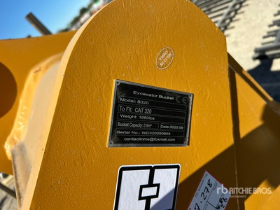 2026 GIYI GY-B320 Digging Excavator Bucket - Fits Cat 320 (Unused)