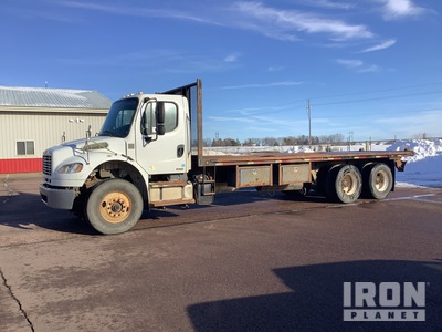 2014 Freightliner M2 6x4 Flatbed Truck