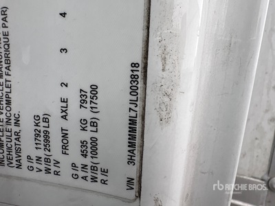 2018 International 4300 SBA 4x2 Van Truck