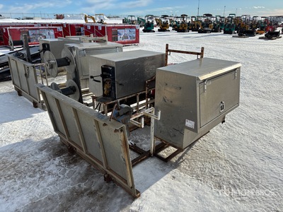 2016 Lincoln 305G 300 A Skid-Mounted Multi-Process Soldadora motorizada