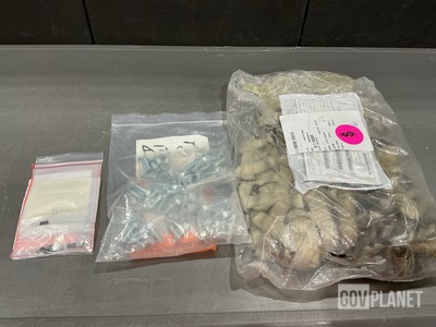 (15) Square Nuts, (2) Webbing Straps, (82) Hexagon Screws & Assorted Items