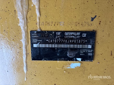 2009 Cat 777F Haul Truck