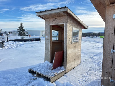 5 ft x 4 ft Skid-Mounted Scale Shack