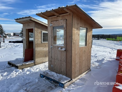 5 ft 4 in x 4 ft Skid-Mounted Scale Shack