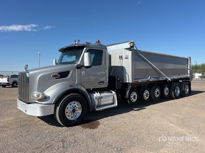 2024 Peterbilt 567 14x4 Simple 18 Five Axle Dump Truck