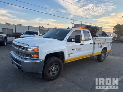 2019 Chevrolet 2500 4x4 Crew Cab Utility Truck