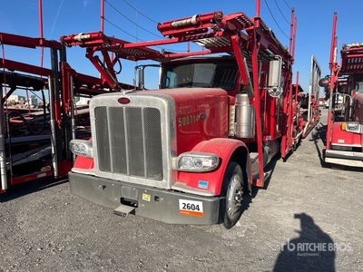 2014 Peterbilt 389 6x4 Sleeper Camión portavehiculos