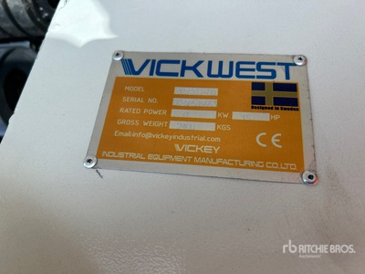 2025 Vickwest PRS36-60 36 in x 60 ft Portable Stacking Conveyor (Unused)