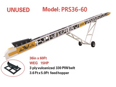 2025 Vickwest PRS36-60 36 in x 60 ft Portable Stacking Nastro trasportatore materiale (Unused)
