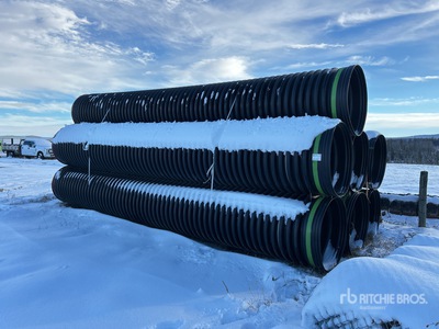 Quantity of (7) Corrugated Drainage Rura