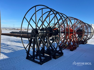 Quantity of (2) 8 ft Diameter Soporte de carrete