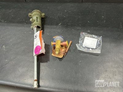 (20) Expansion Valves, (64) Hose Clamps, (1) Adapter Assembly & Assorted Items