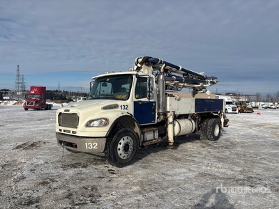 Schwing on 2007 Freightliner M2 106 4x2 Concrete Pump Truck