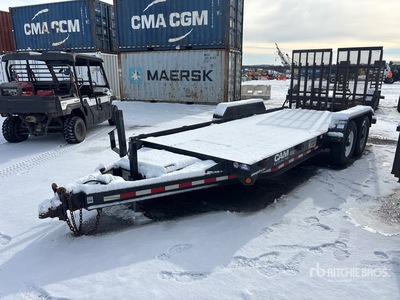 2015 Cam Superline 6CAM18 7038 lb 18 ft T/A Equipment Trailer