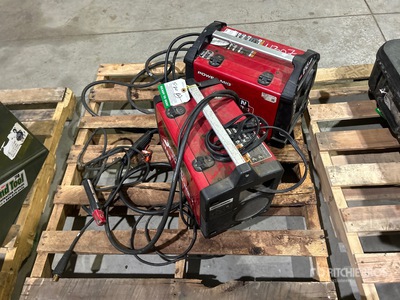 Quantity of (2) 2018 Lincoln Power Mig 210 220 A Multi-Process Elektrische lasser