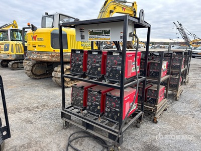 Quantity of (6) 2017 Lincoln Flextec 350XP 350 A Multi-Process Multi-Operator Welder