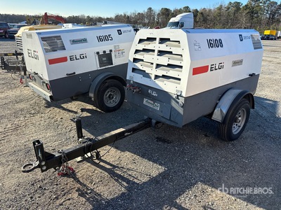 2024 Elgi D185T4F-T 185 cfm Mobile Air Compressor