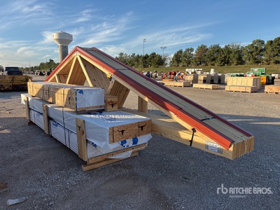 16 ft x 24 ft x 40 ft Pole Barn Package Storage Building (Unused)