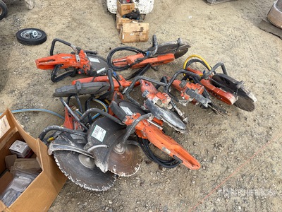 Quantity of (9) Pneumatic Concrete Saws
