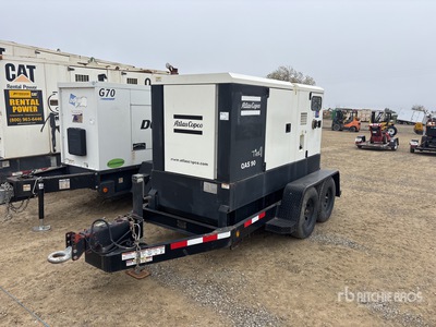 2016 Atlas Copco QAS90 Generator Set